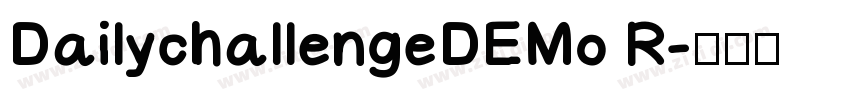 DailychallengeDEMo R字体转换